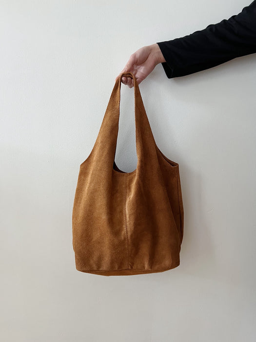 Giannina Suede Leather Shoulder Bag