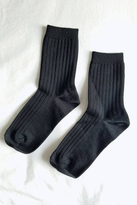 Le Bon Shoppe Combed Cotton Rib Sock