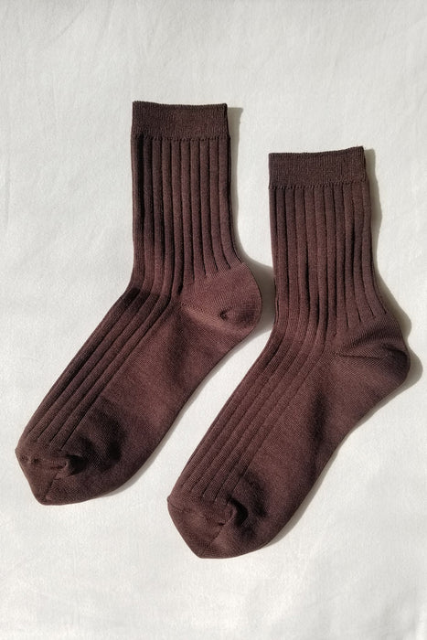 Le Bon Shoppe Combed Cotton Rib Sock