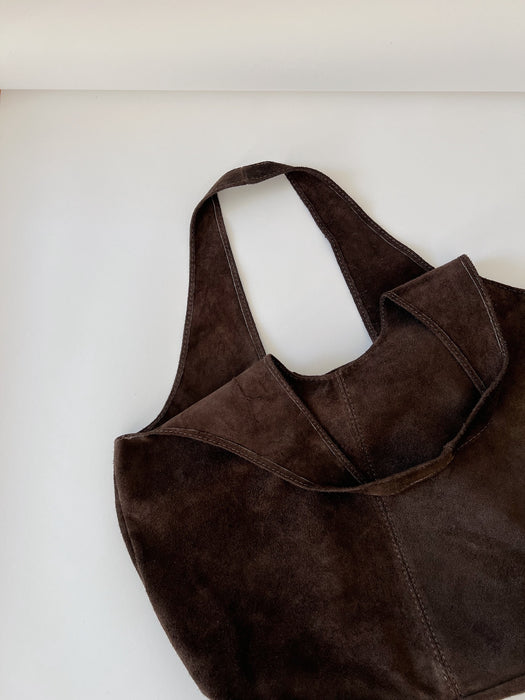 Giannina Suede Leather Shoulder Bag
