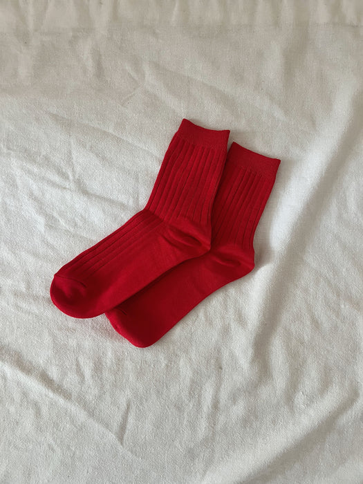 Le Bon Shoppe Combed Cotton Rib Sock