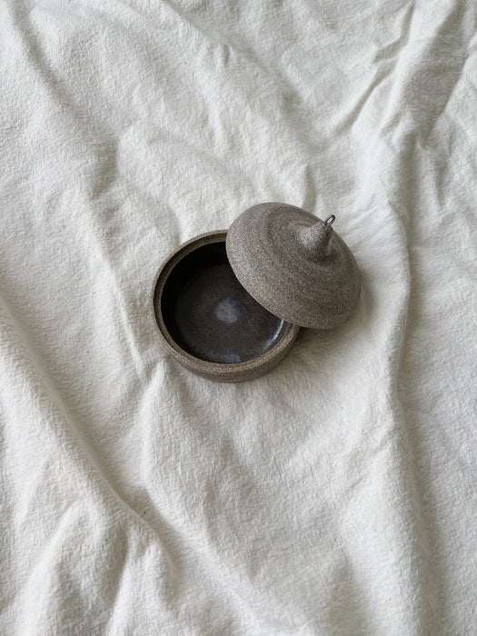 Freak Mountain Ceramic Jar With Lid