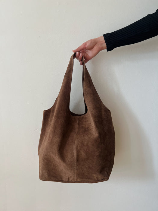 Giannina Suede Leather Shoulder Bag