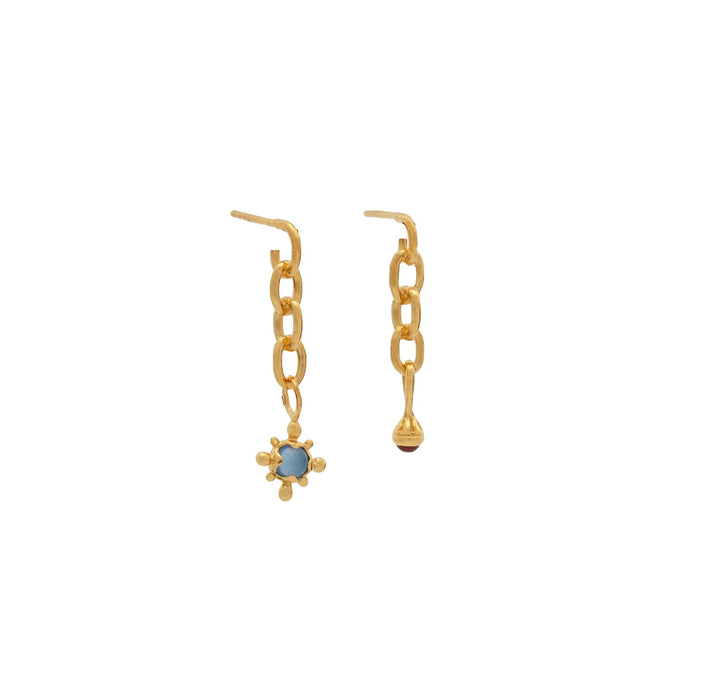 Hunt Of Hounds Chain Charm Earrings