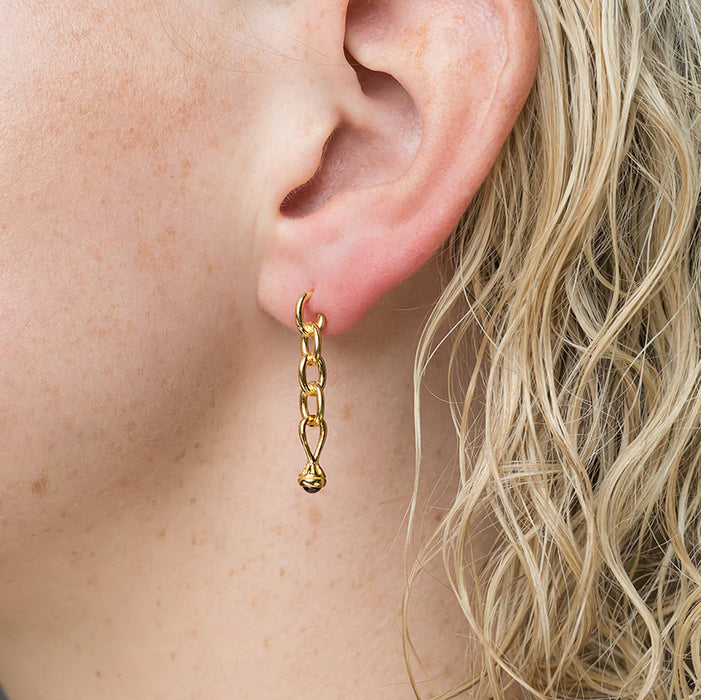 Hunt Of Hounds Chain Charm Earrings