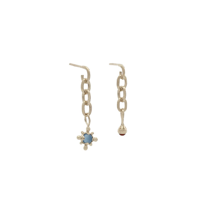 Hunt Of Hounds Chain Charm Earrings