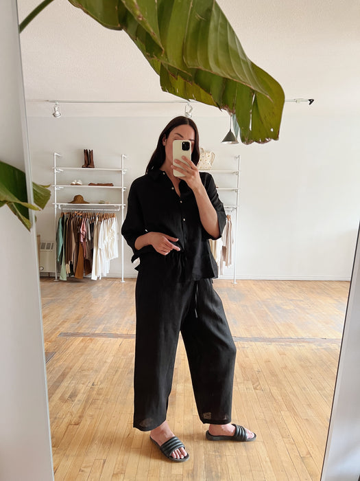 Magic Linen Button Up