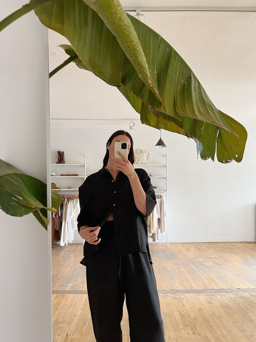 Magic Linen Button Up