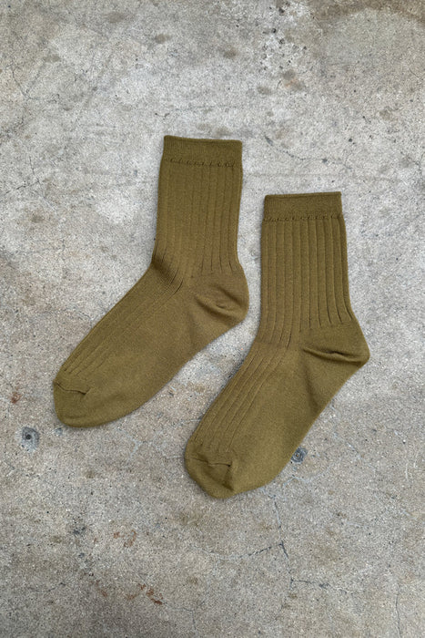 Le Bon Shoppe Combed Cotton Rib Sock