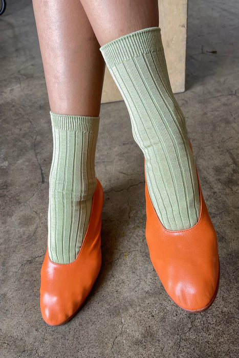 Le Bon Shoppe Combed Cotton Rib Sock