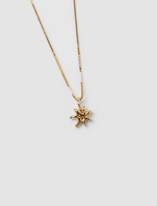 Wolf Circus Sun Charm Necklace