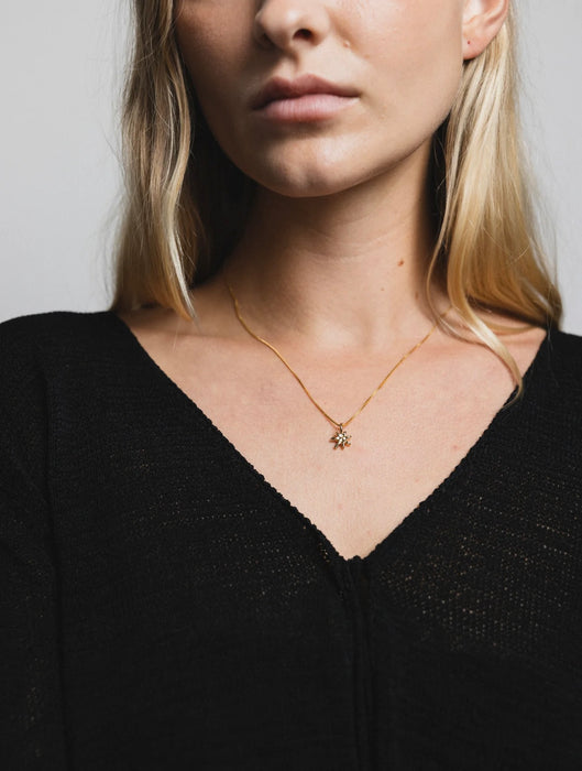 Wolf Circus Sun Charm Necklace