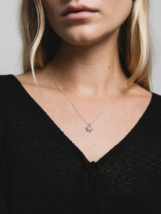 Wolf Circus Sun Charm Necklace