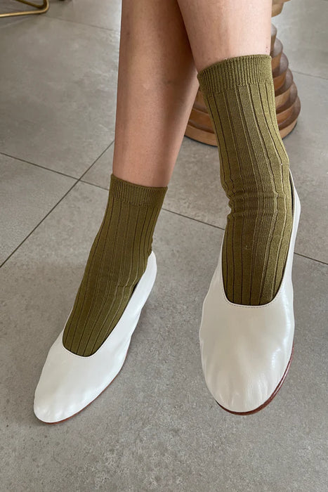 Le Bon Shoppe Combed Cotton Rib Sock
