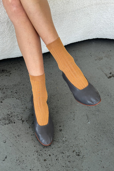 Le Bon Shoppe Combed Cotton Rib Sock