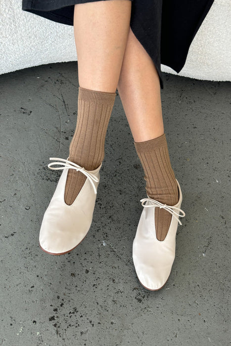 Le Bon Shoppe Combed Cotton Rib Sock
