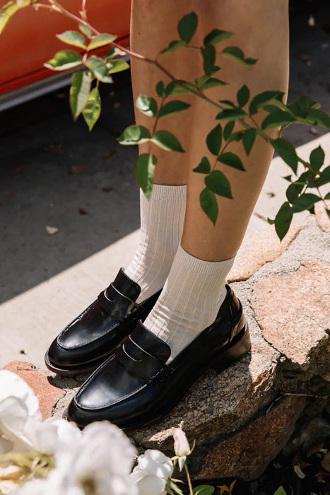 Le Bon Shoppe Combed Cotton Rib Sock