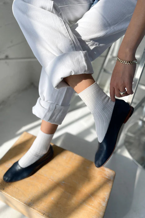 Le Bon Shoppe Combed Cotton Rib Sock