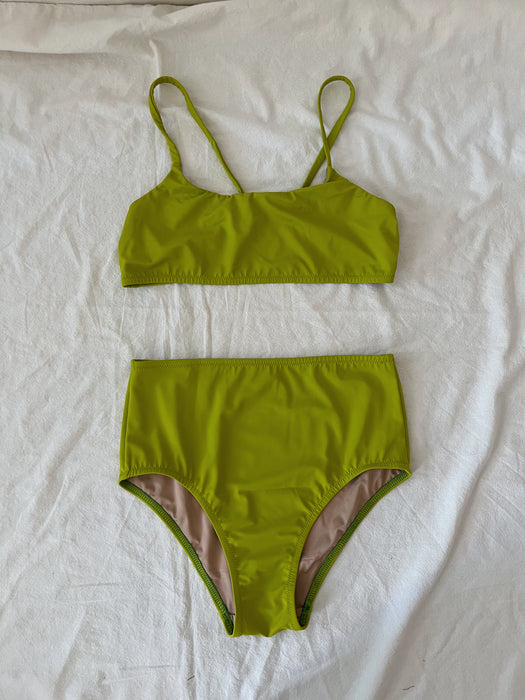 Five of Hearts High Waisted Swim Bottom