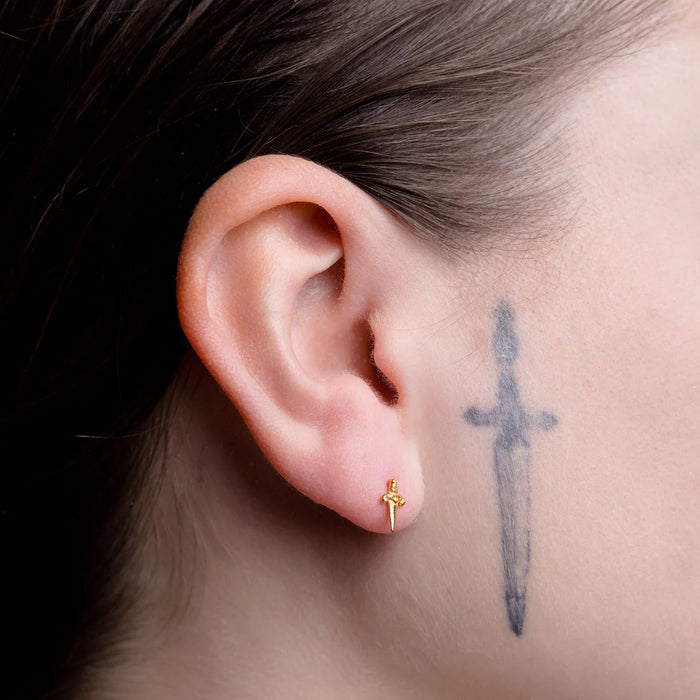 Hunt Of Hounds Mini Dagger Stud Earrings