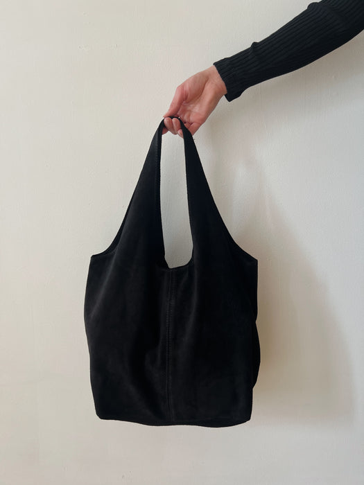 Giannina Suede Leather Shoulder Bag