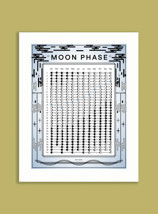 Annie Axtell Moon Phase Calendar 2025