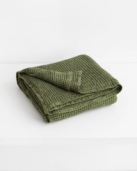 Magic Linen Waffle Throws