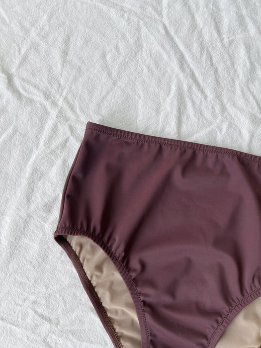 Five of Hearts High Waisted Swim Bottom