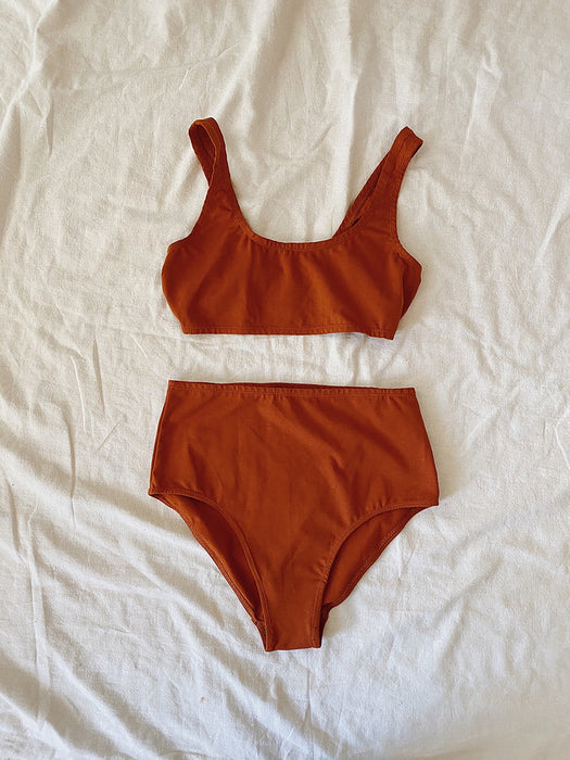 Five of Hearts Organic Cotton High Waisted Undies