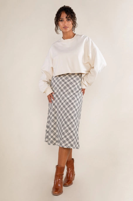 NLT Reina Plaid Skirt