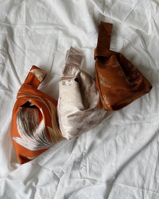 The Obi Bag - Silk Reversible Hand Bag