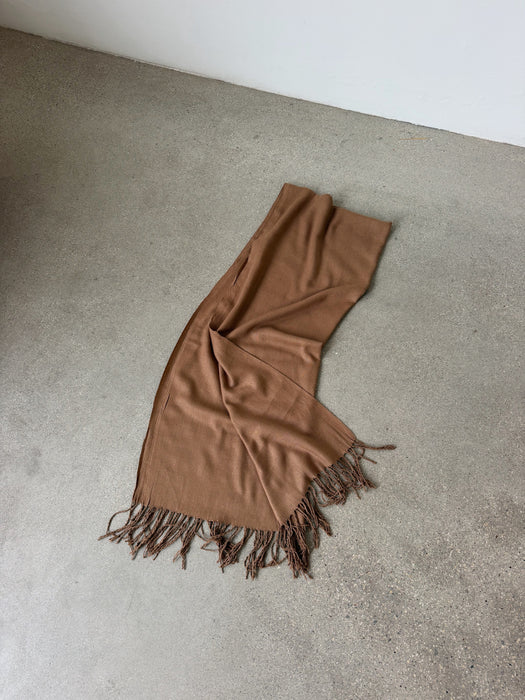 Brown Cashmere Pashmina Scarf