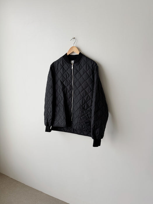 Black Quilted Jacket | M