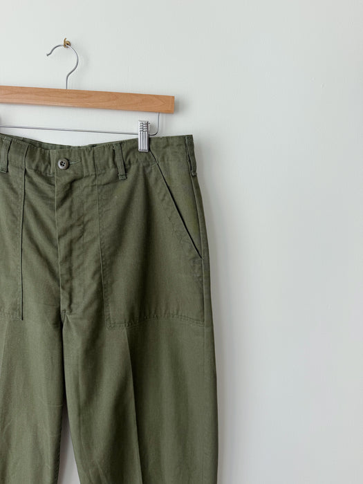 Olive Green Utility Trouser | 34