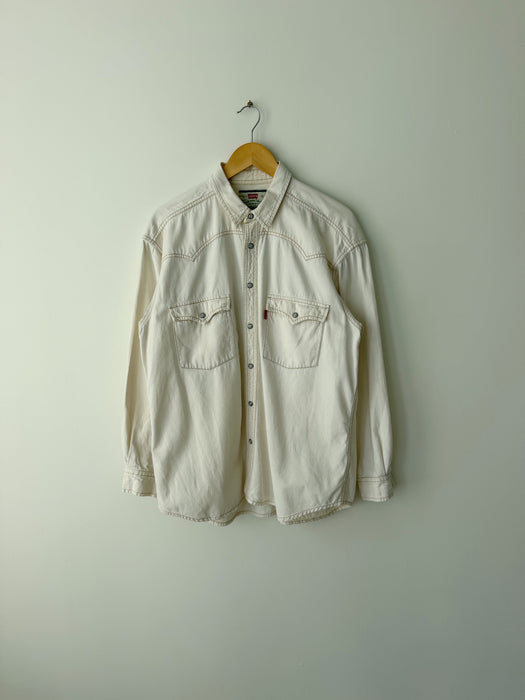 Cream Levi’s Button Up | L