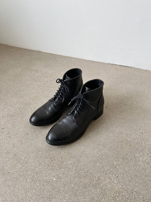 Black Leather Boots | 8