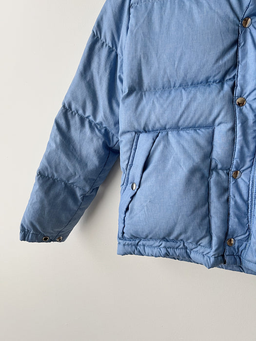 Sky Blue Puffer Coat | XS