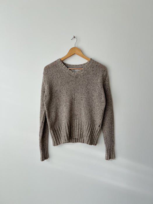 Marled Knit Sweater | S