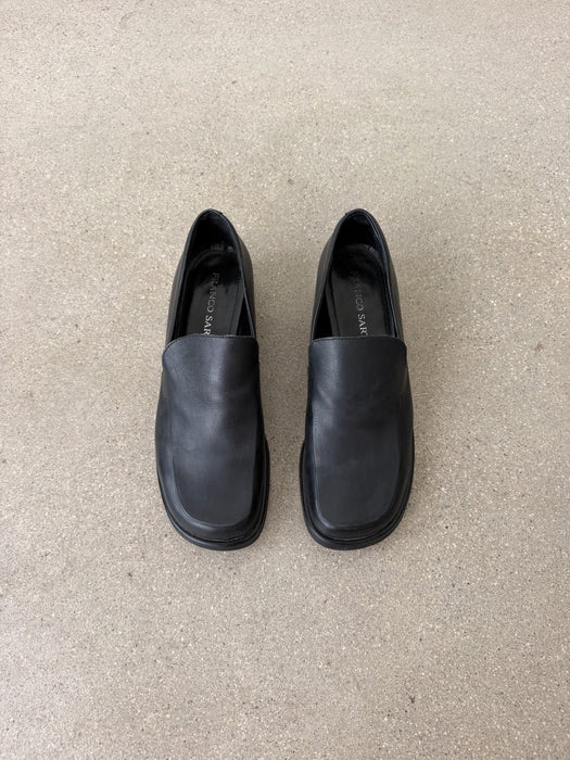 Black Leather Loafer | 8.5