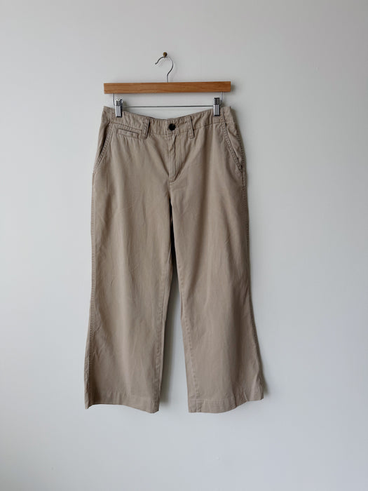 Wide Leg Khaki Pants | 30