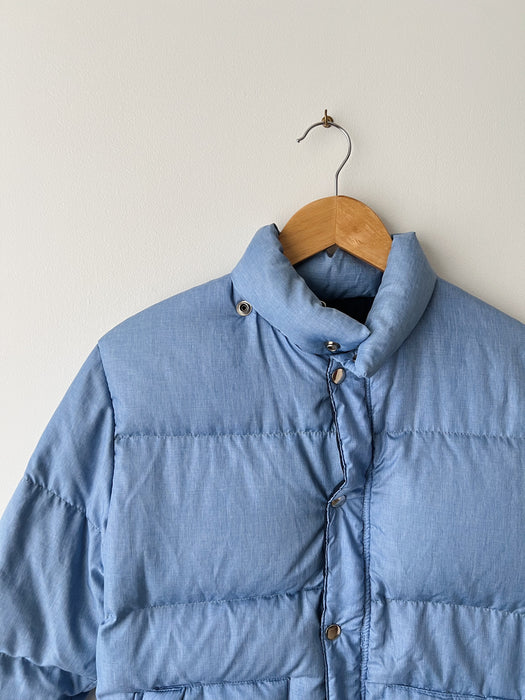 Sky Blue Puffer Coat | XS