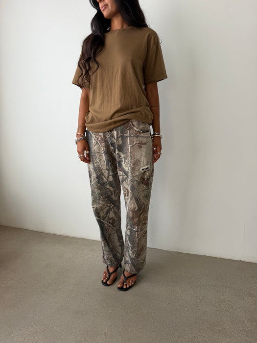 Distressed Real Tree Camo Pants | 34