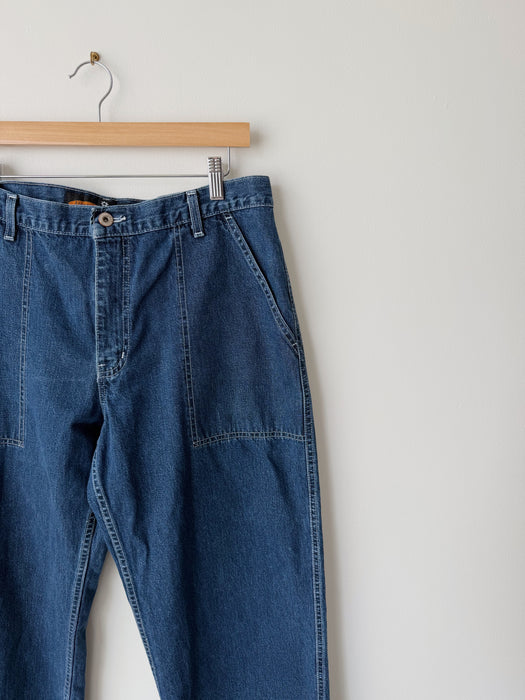 Dark Wash Carpenter Pant | 34
