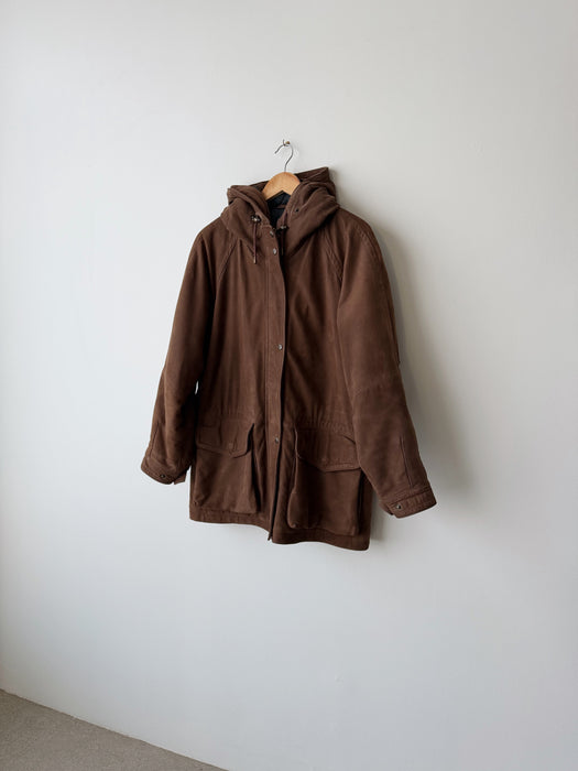 Brown Leather Jacket | M/L
