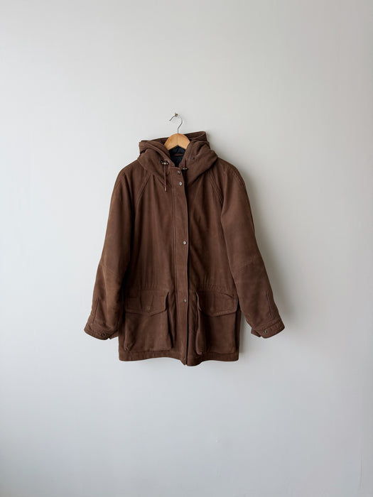 Brown Leather Jacket | M/L