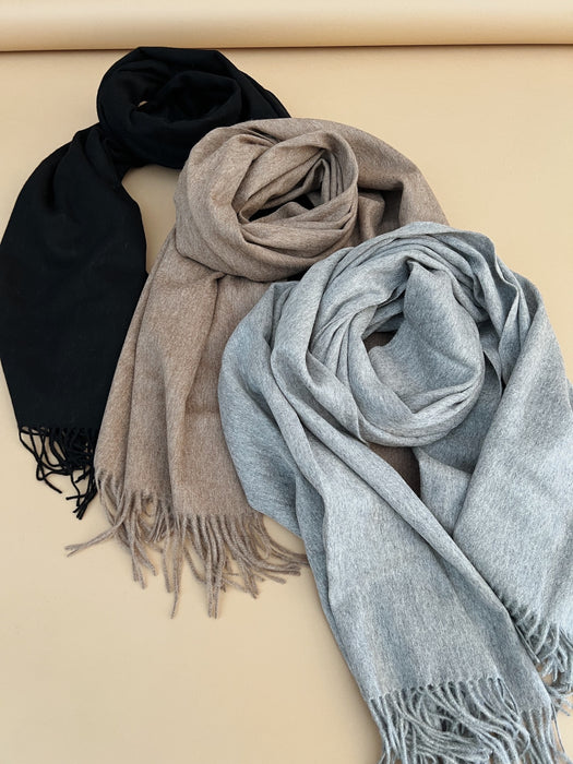Oversized Cashmere Wool Scarf