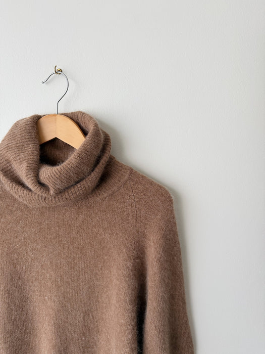 Angora Lambswool Turtleneck Sweater | M
