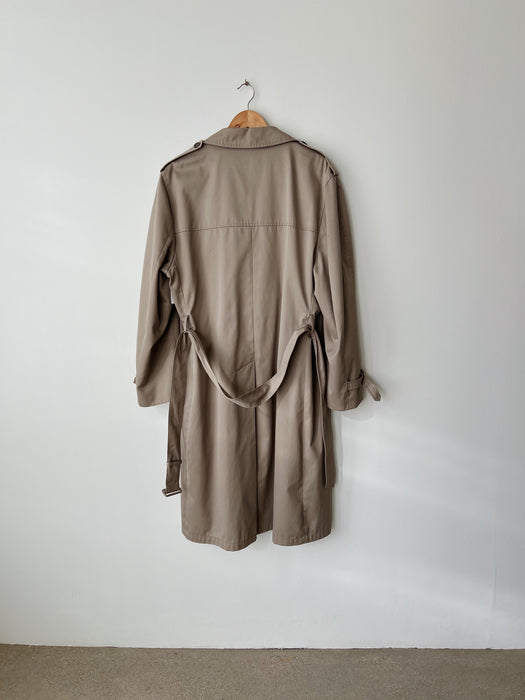 Taupe Trench Coat | L