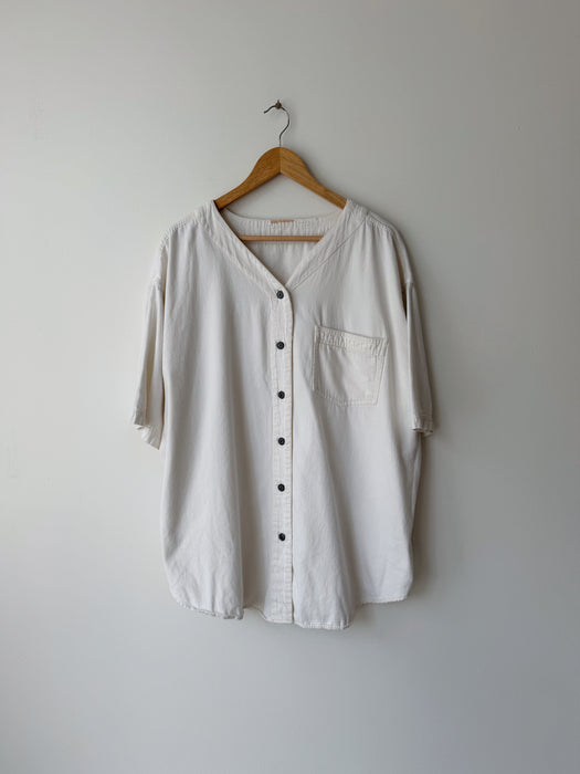 Natural Cotton Baseball Tee | XL