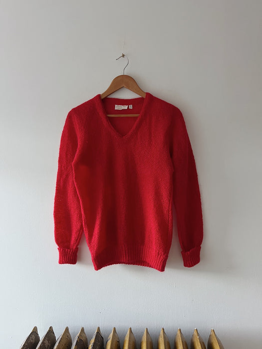 Cherry Mohair Sweater | M